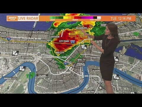 Scattered Downpours Around On Tuesday Afternoon | New Orleans News