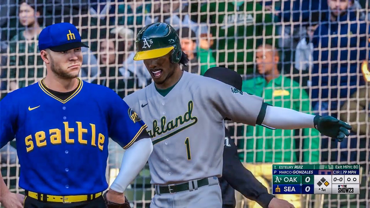 Seattle Mariners Vs Oakland Athletics 5/22/2023 Mlb The Show 23 Gameplay