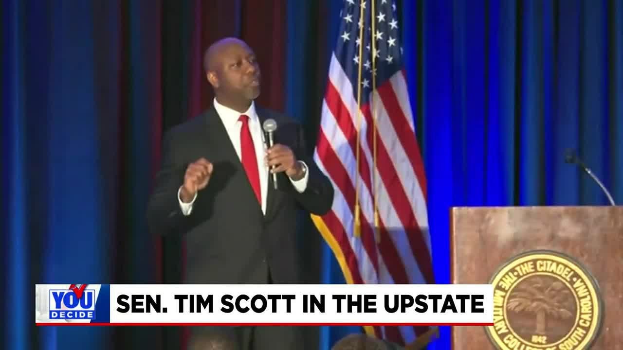 Sen. Tim Scott Speaks In The Upstate