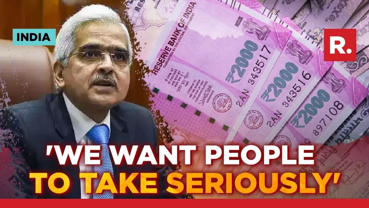 Sept 30 Deadline For Rs 2000 Note Exchange So People Take Seriously: Rbi Governor