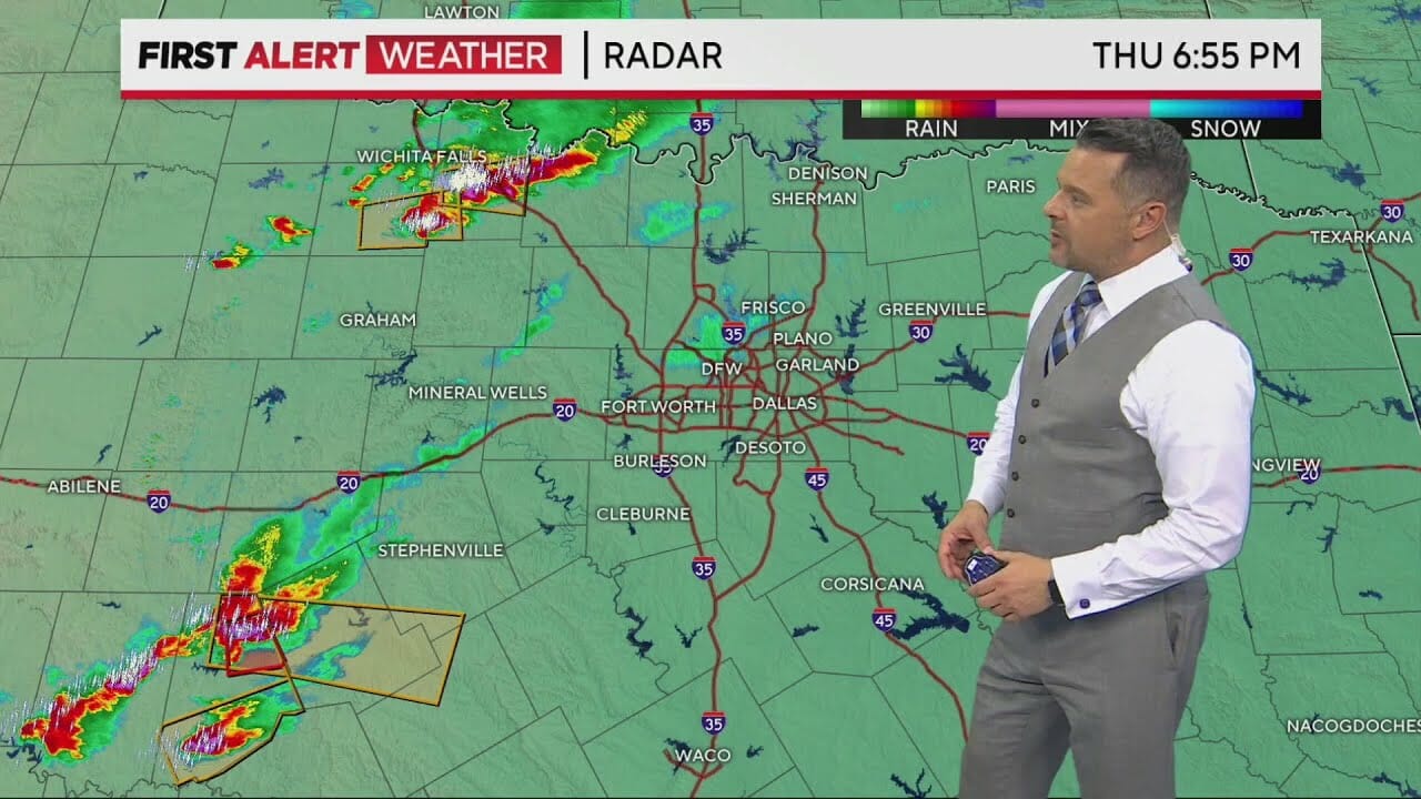 Severe Storms Popping Up In Western Counties | Dallas News