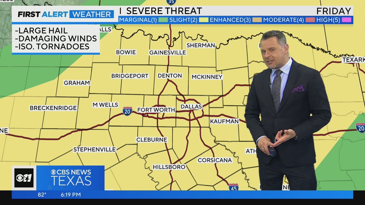 Severe Weather Possible On Friday | Dallas News