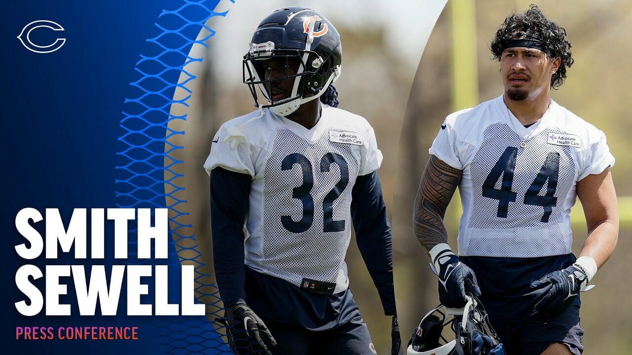 Sewell, Smith Rookie Minicamp Media Availability | Chicago Bears