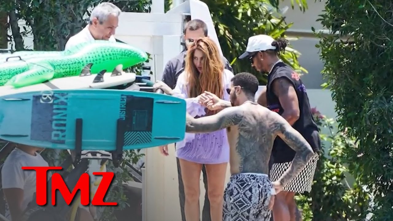 Shakira Goes On Boat Trip With Lewis Hamilton After Miami Grand Prix | Tmz Tv