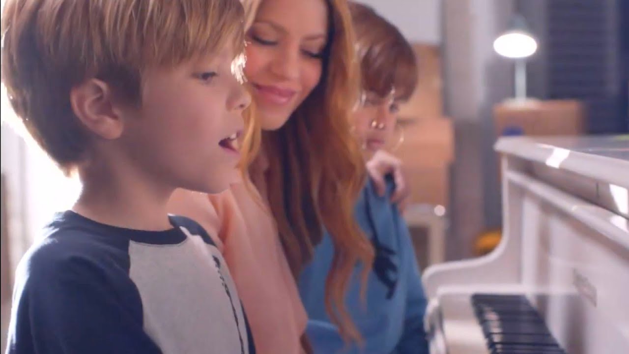 Shakira Sings With Her Sons On Emotional Piano Ballad