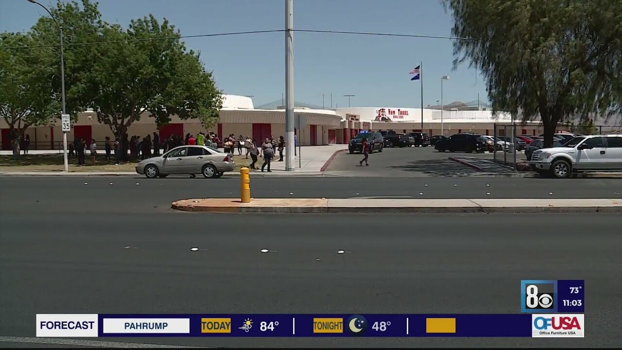 Shooting At Las Vegas Area Middle School Leaves Northeast Neighborhood On Edge