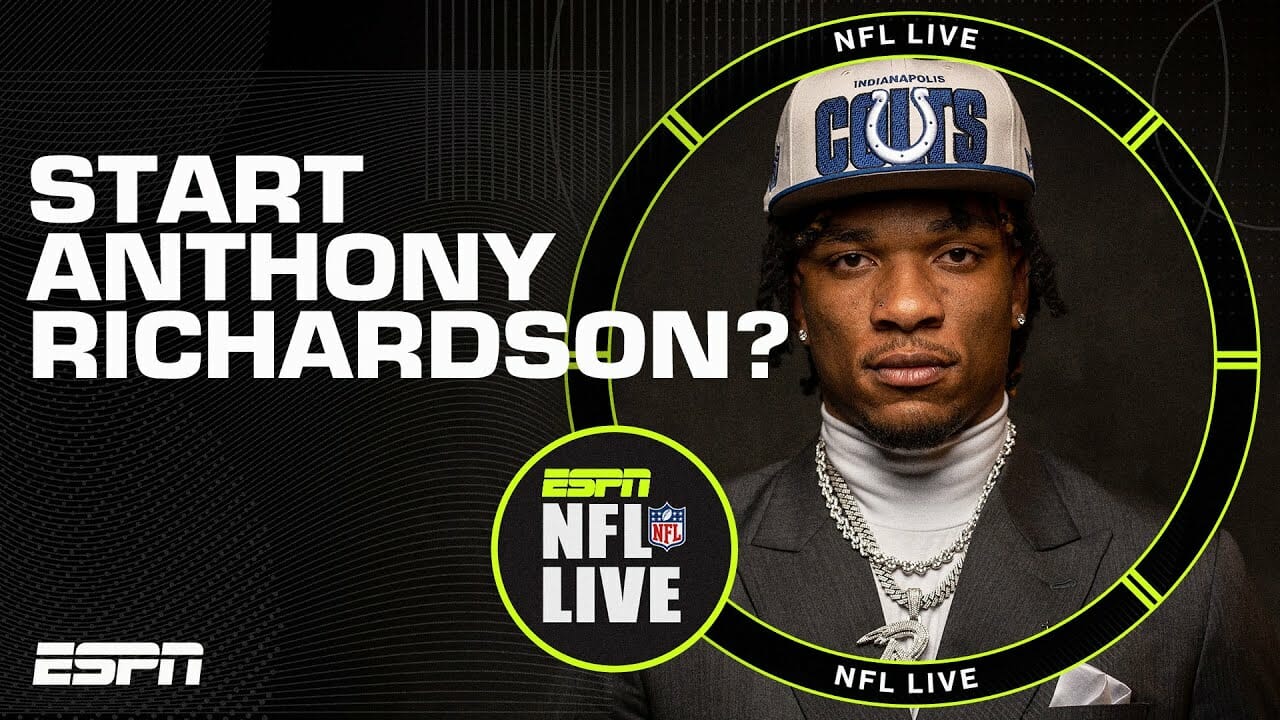 Should Anthony Richardson Start Right Way For The Colts? | Nfl Live