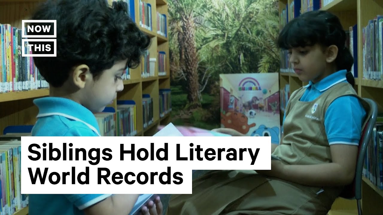 Sibling Duo Holds Impressive Literary World Records