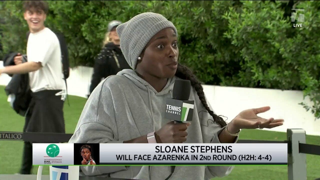 Sloane Stephens Talks About Her New Trophy, And The Key To Her Success | 2023 Rome First Round | Tennis News