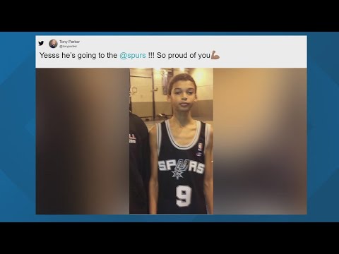 ‘so Proud Of You’ | Tony Parker Shares Throwback Photo Of Wembanyama In A Spurs Jersey