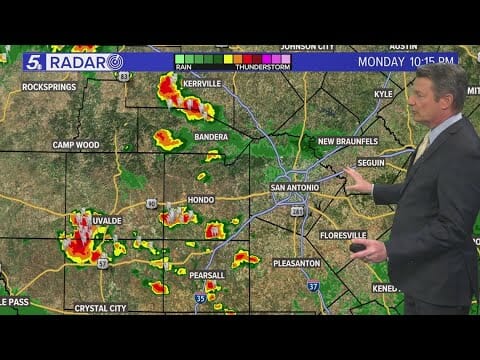 Some Storms Monday Night, Rain Expected The Rest Of The Week | Kens 5 Forecast