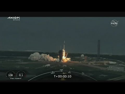 Spacex And Houston Based Axiom Space Launch Crew Of 4 To International Space Station