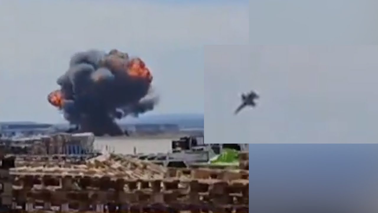 Spain: F 18 Fighter Jet Crashed At Zaragoza Air Base, Pilot Safe, Watch! | Econ Times