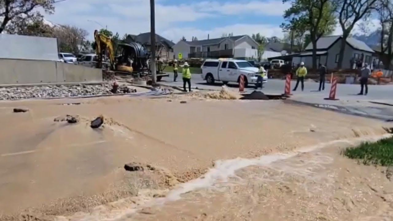 Spanish Fork Residents Evacuated After Burst Water Pipe Floods Homes | Utah News