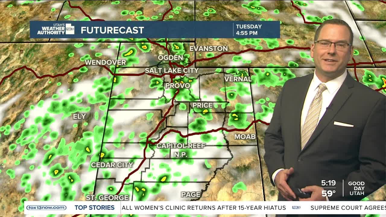 Spots Of Showers! Tuesday, May 16 | Utah News