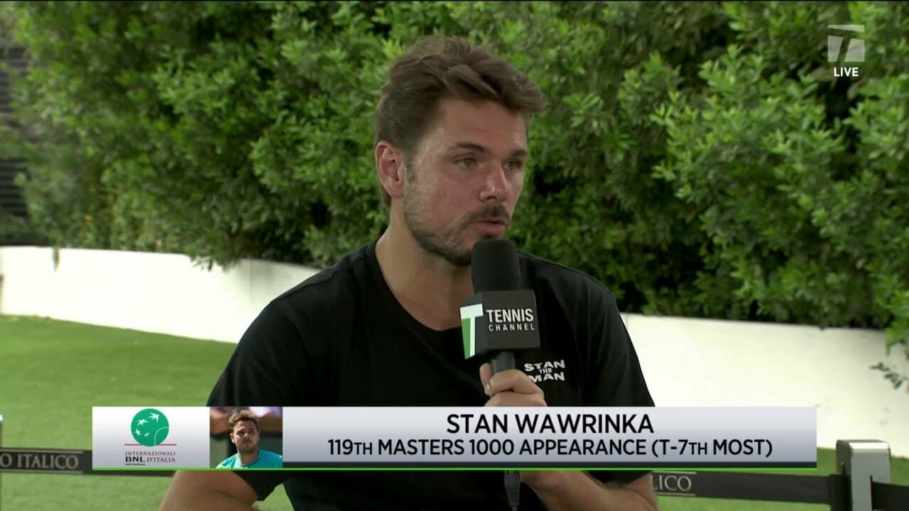 Stan Wawrinka Talks About His Rise In The Rankings | 2023 Rome First Round | Tennis News