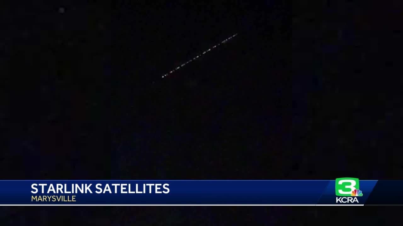 Starlink Satellites Spotted Across Northern California Skies