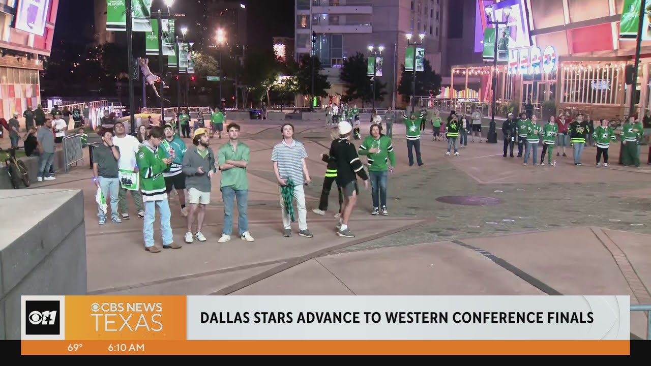 Stars Fans Celebrate Playoff Series Win Over Seattle Kraken | Dallas News