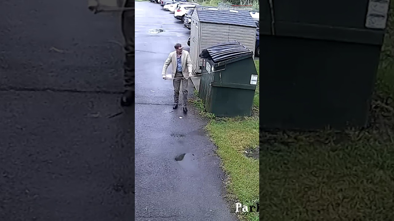 Startling Video Shows Principal Face To Face With Bear