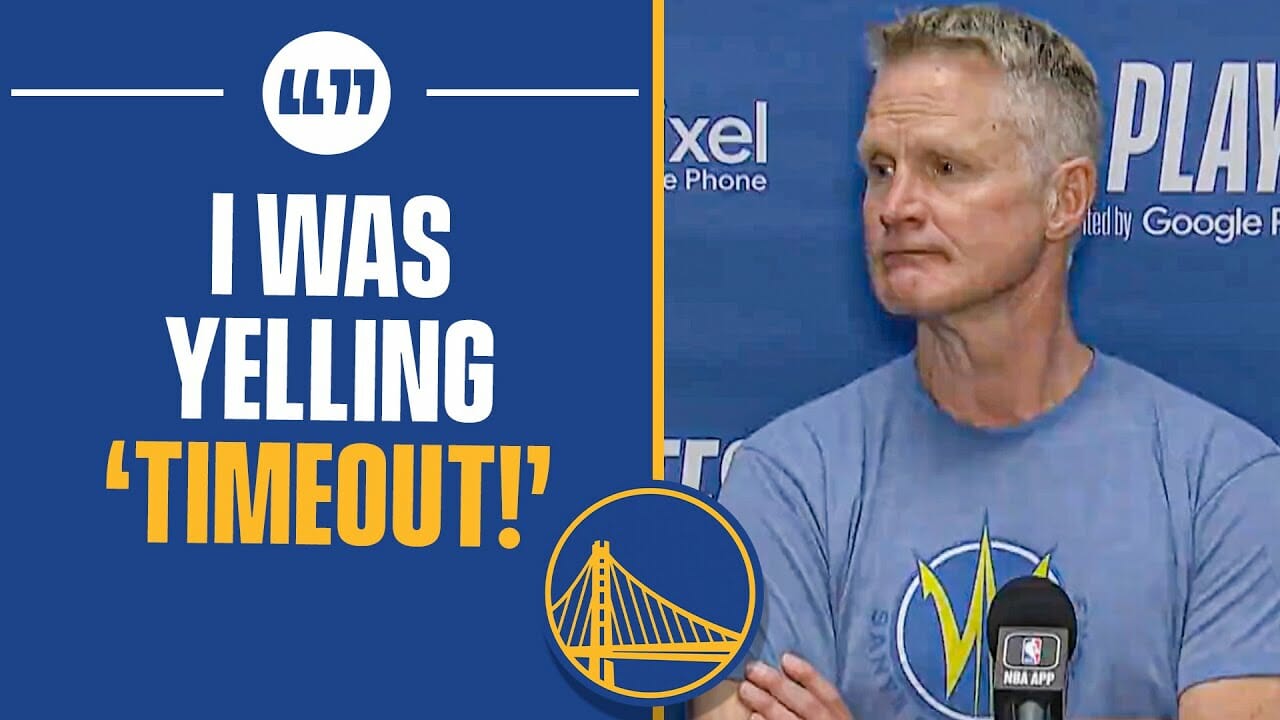 Steve Kerr Tried To Call Timeout On Warriors Final Play Vs Lakers In Game 4 | Cbs Sports