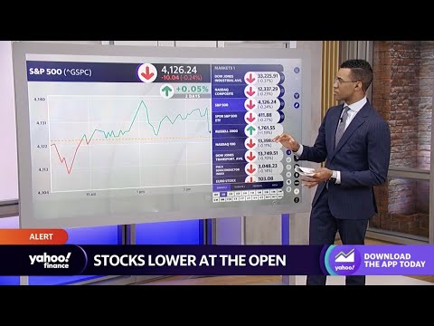 Stock Markets Open Lower, Retail Stocks In The Red This Morning