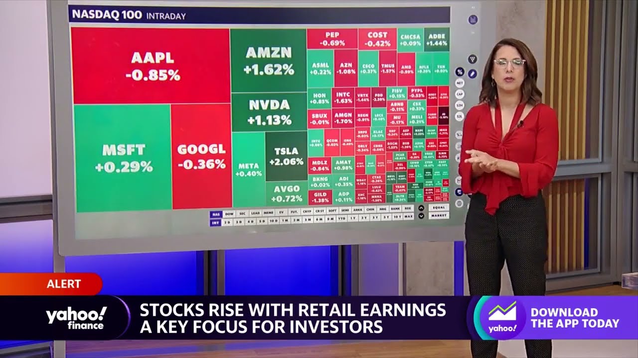 Stocks Rise With Retail Earnings A Key Focus For Investors