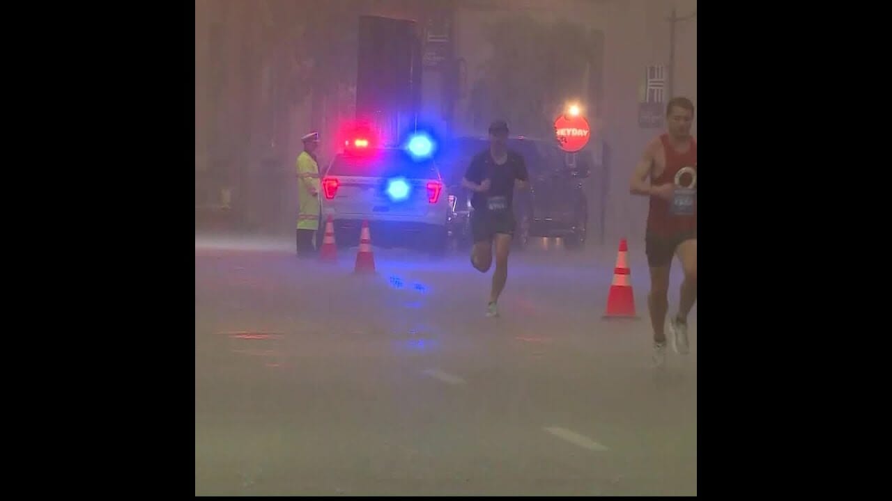 Storms Prompt Shelter In Place Order During Flying Pig Marathon