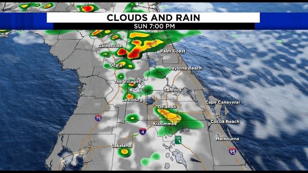 Sunday Evening Starts Stormy Week In Central Florida