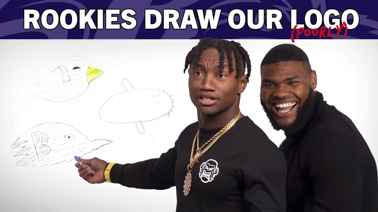 Superlatives: Rookies Draw Ravens Logo | Baltimore Ravens