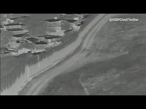 Surveillance Cameras At Border Captured The Moment A 4 Year Old Was Dropped From A Barrier