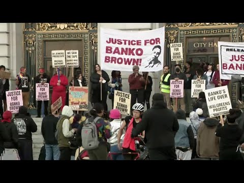 Surveillance video of Banko Brown slaying incites protests in San Francisco