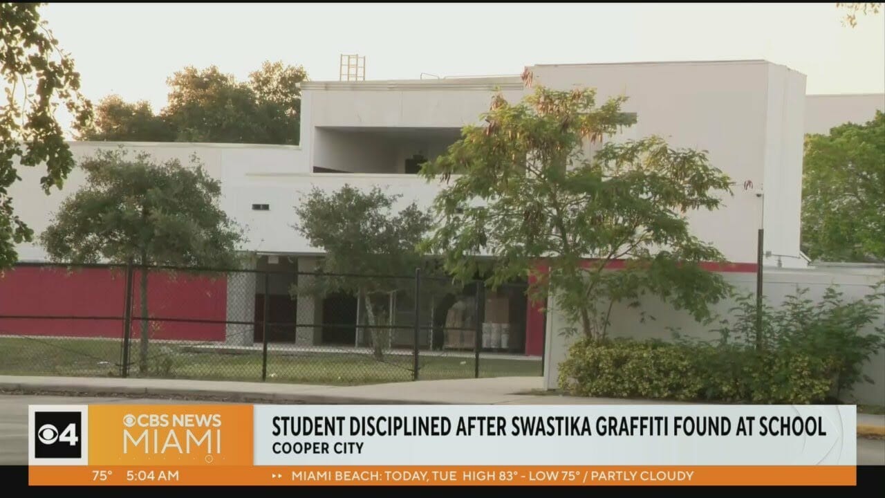 Swastika Graffiti Discoverd At Cooper City High School