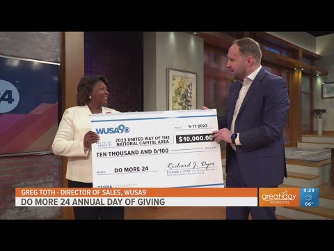 Tegna Foundation & Wusa9 Give $10,000 To The United Way Of The National Capital Area