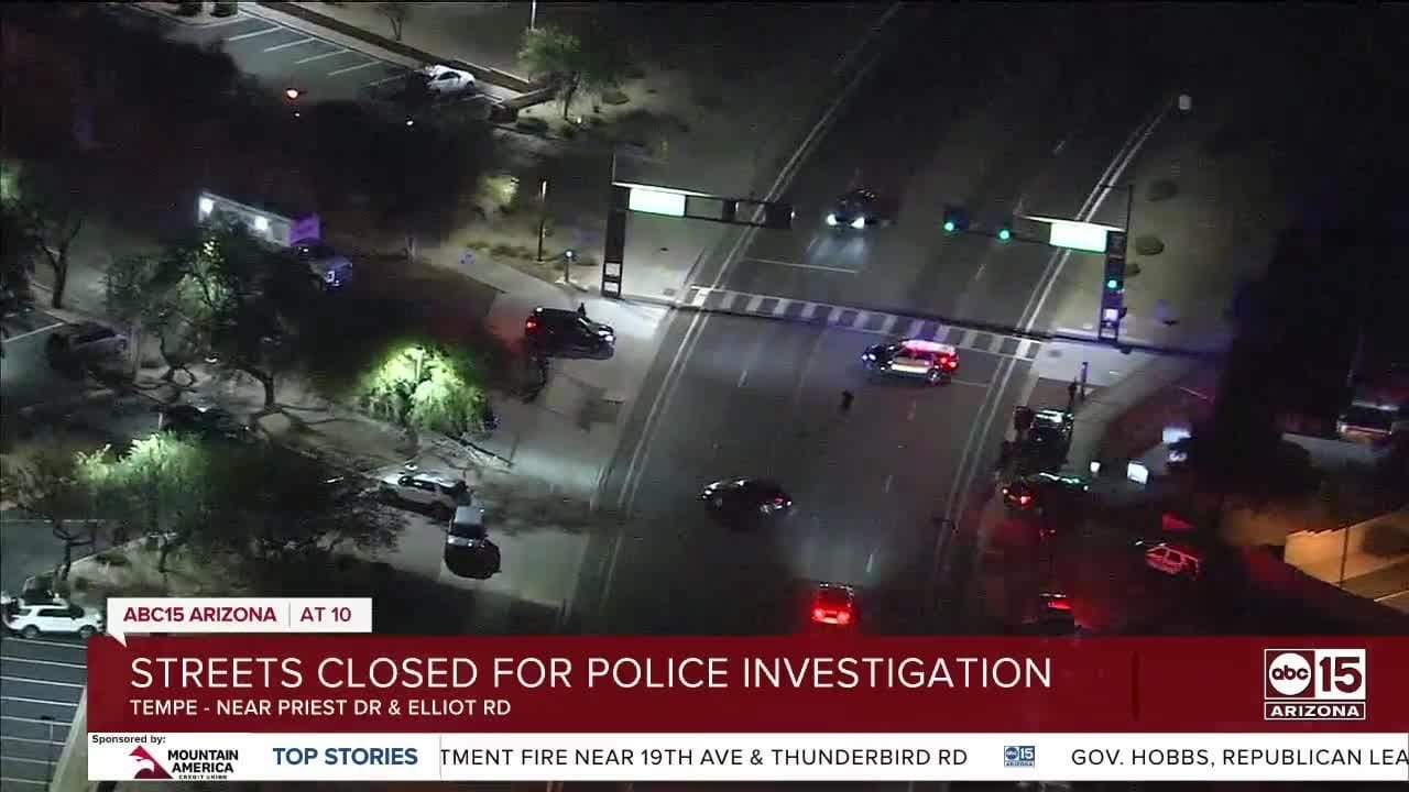 Tempe Police Investigate Incident Near Elliot Road And Priest Drive