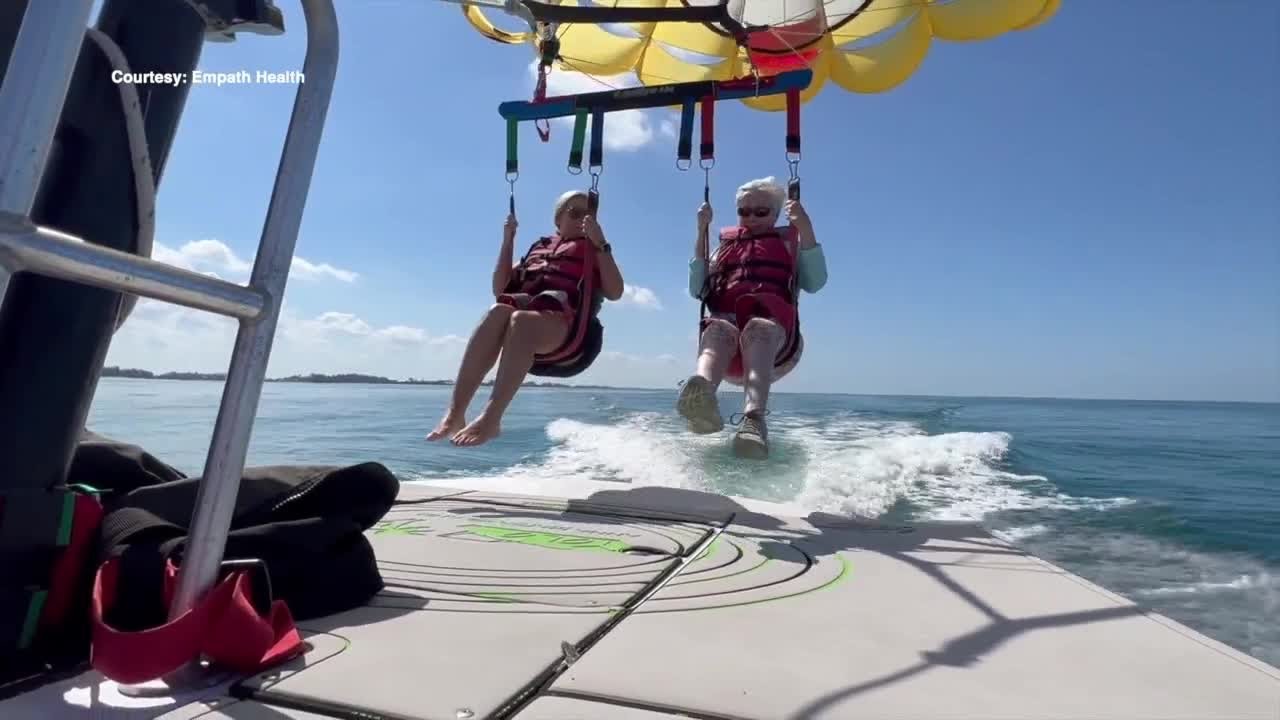 Terminally Ill Woman Spends Final Wish Parasailing Near Anna Maria Island