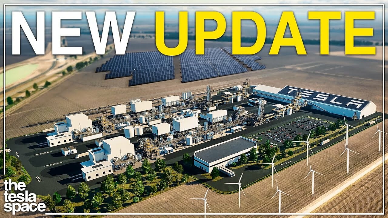 Tesla Reveals New Lithium Giga Refinery! | Spacex News