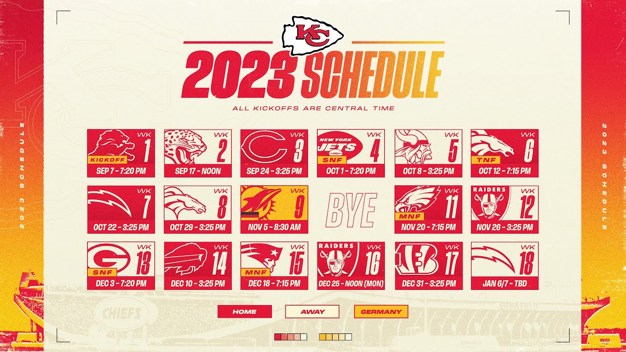 The 2023 Schedule Is Here | Kansas City Chiefs | Chiefs News