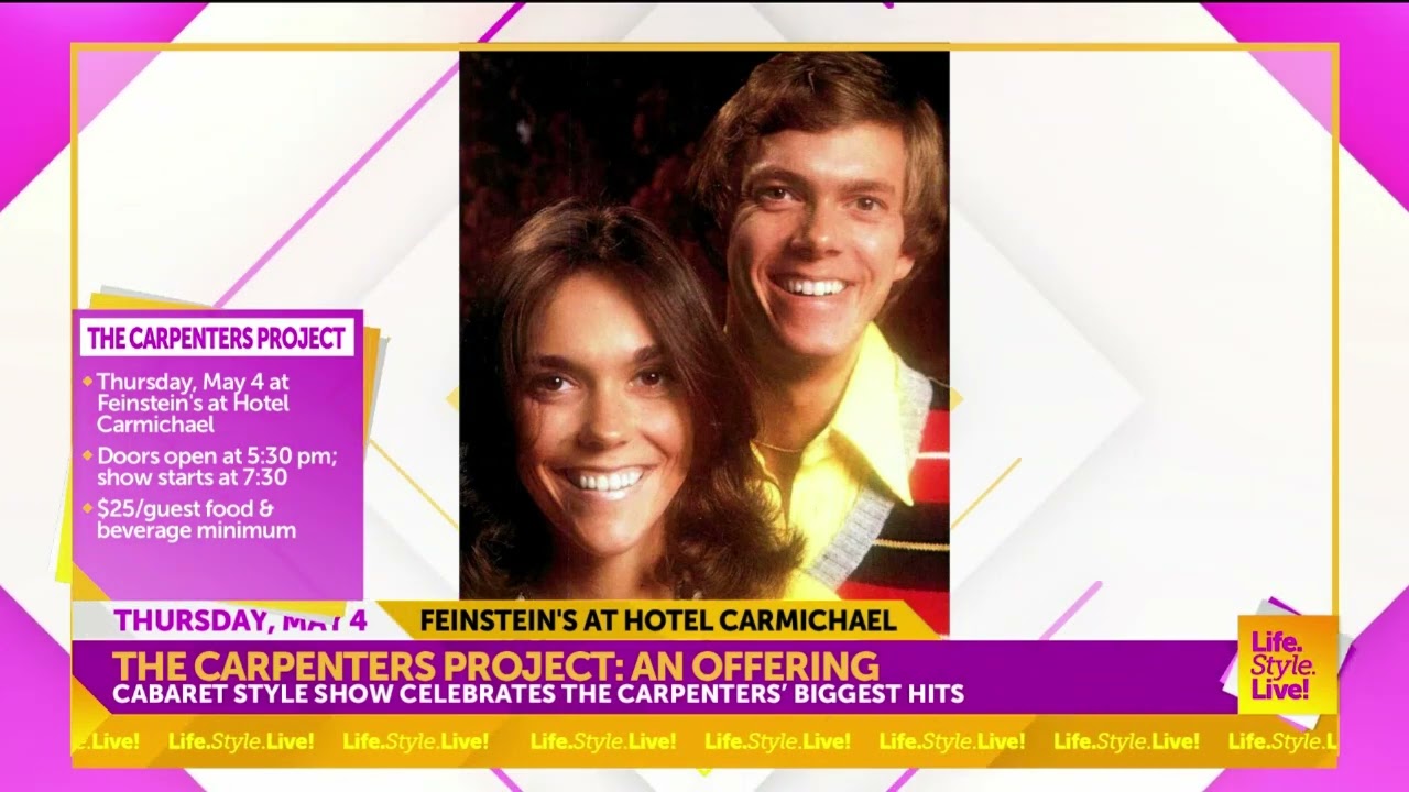 “the Carpenters Project: An Offering” Coming To Feinstein’s At Hotel Carmichael