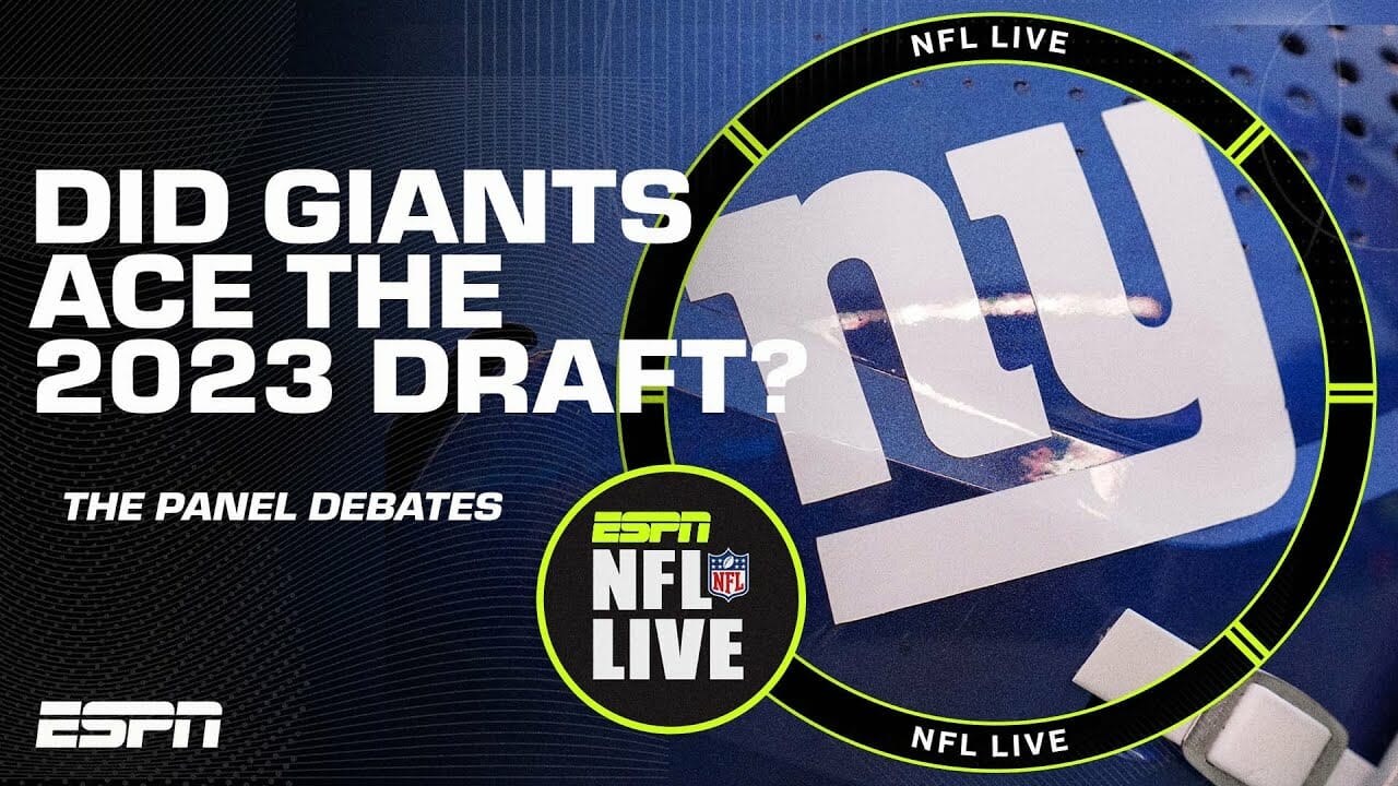 The Giants Addressed Their Biggest Issues Through The Draft – Mina Kimes | Nfl Live