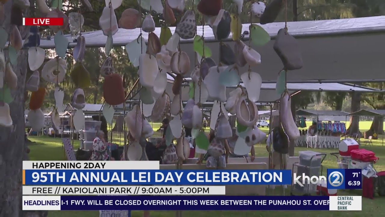 The Preparation For Lei Day At Kapiolani Park Pt.3