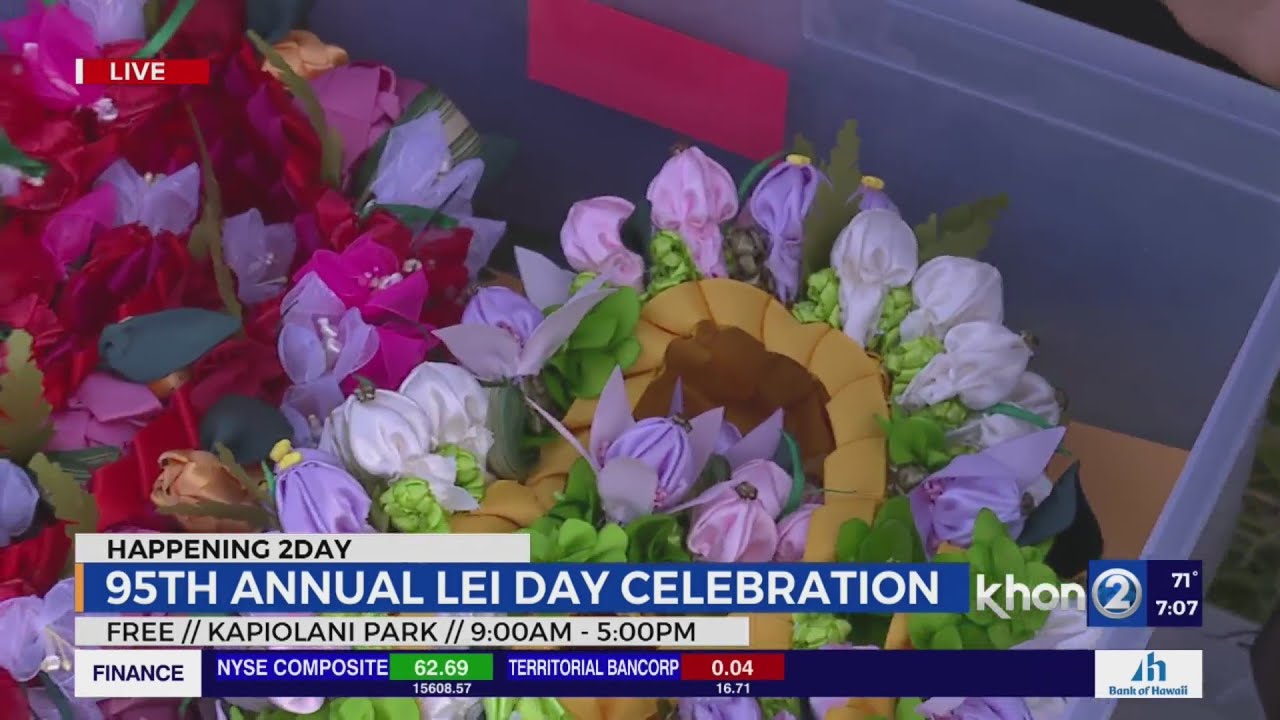 The Preparation For Lei Day At Kapiolani Park Pt.4