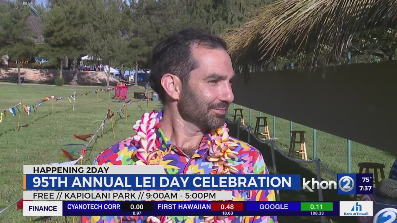 The Preparation For Lei Day At Kapiolani Park Pt.5