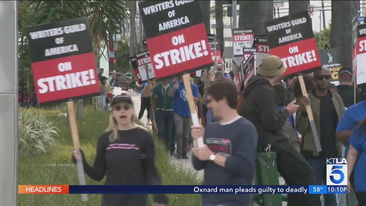 Third Day Of Wga Writer’s Strike Continues In Los Angeles