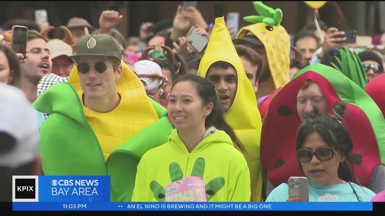 Thousands Run Walk Through The Streets Of San Francisco In Annual Bay To Breakers Race