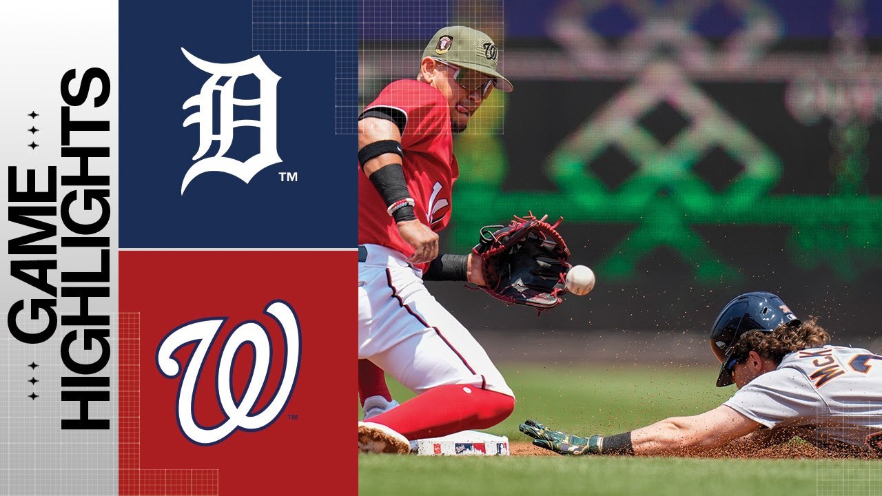 Tigers Vs. Nationals Game Highlights (5/21/23) | Mlb Highlights