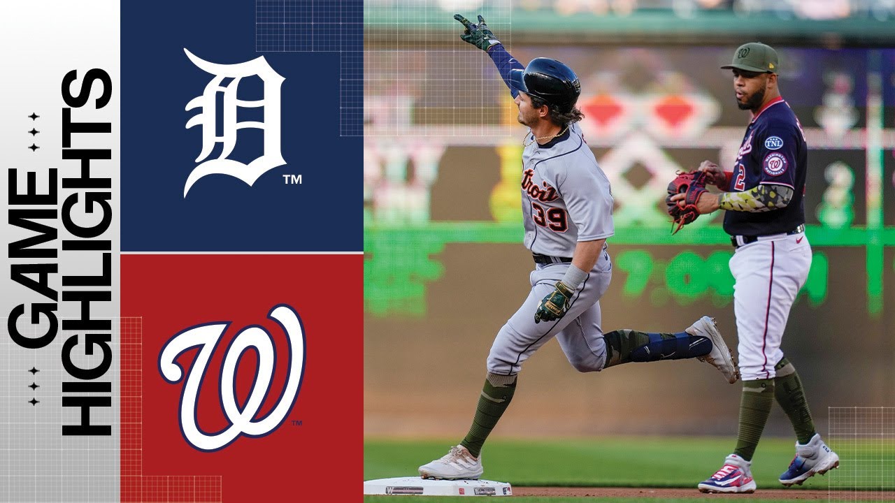 Tigers Vs. Nationals Game Highlights (5/19/23) | Mlb Highlights