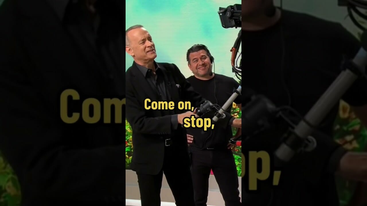 Tom Hanks Hijacks “cbs Mornings” Camera #shorts