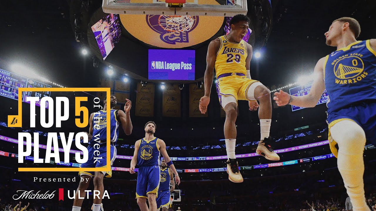 Top 5 Plays Of Lakers Vs Warriors | 2023 Nba Playoffs