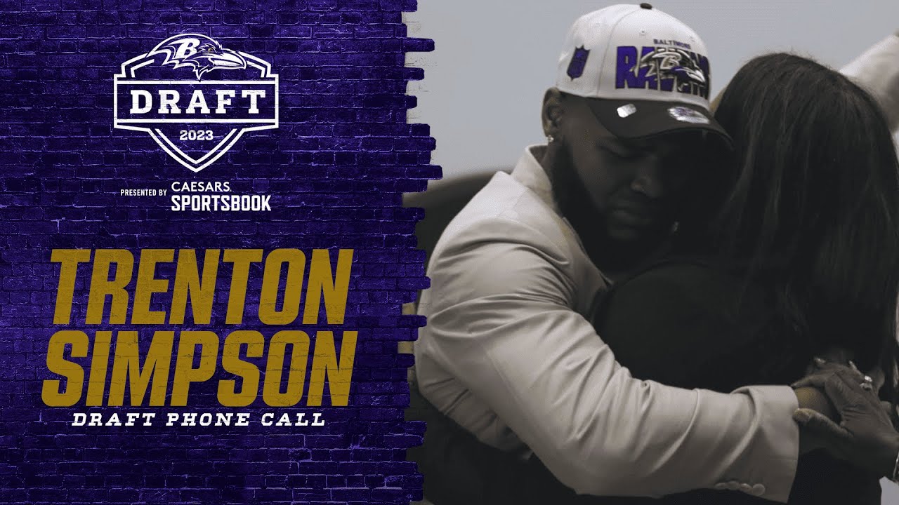 Trenton Simpson’s Dramatic, Emotional Draft Day Call | Baltimore Ravens