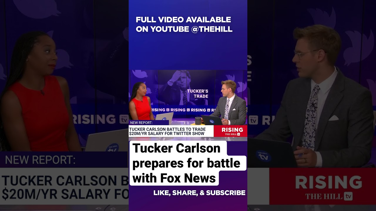 Tucker Carlson Prepares For Battle With Fox News